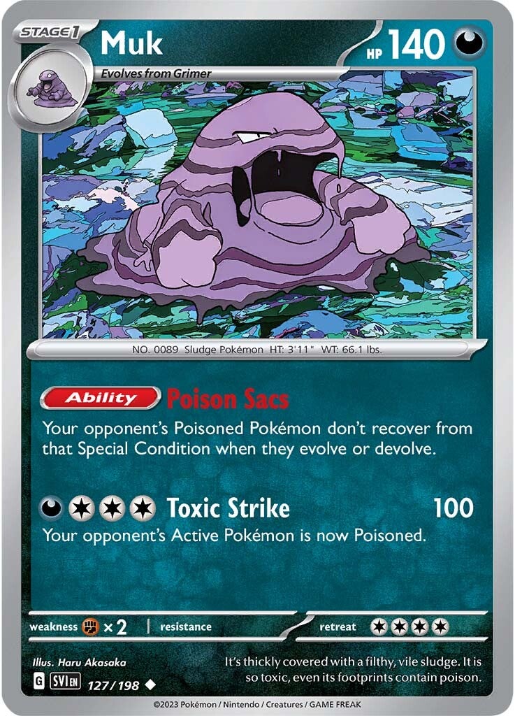 Muk (127/198) [Scarlet & Violet: Base Set] | Good Games Modbury