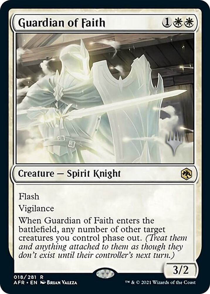 Guardian of Faith 18p/241 (Promo Pack: Adventures in the Forgotten Realms)  - Foil | Good Games Modbury