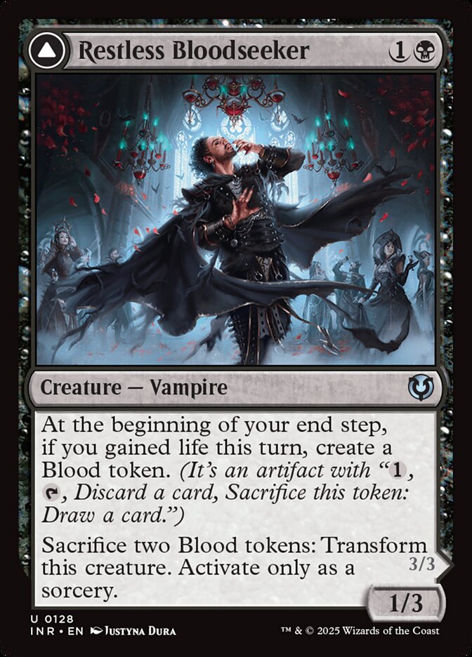 Restless Bloodseeker // Bloodsoaked Reveler 128/287 (Innistrad Remastered)  | Good Games Modbury