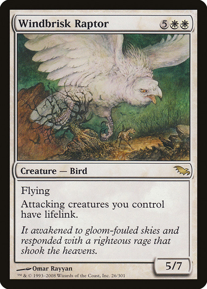 Windbrisk Raptor [Shadowmoor] | Good Games Modbury