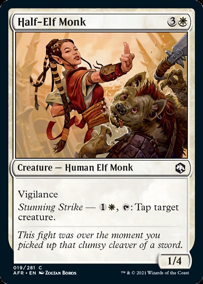 Half-Elf Monk [Dungeons & Dragons: Adventures in the Forgotten Realms] | Good Games Modbury