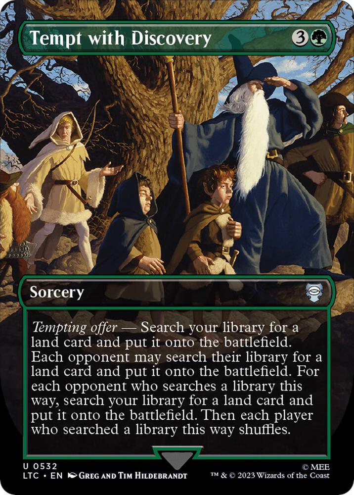 Tempt with Discovery 532/347 (Commander: The Lord of the Rings: Tales of Middle-earth)  - Borderless | Good Games Modbury