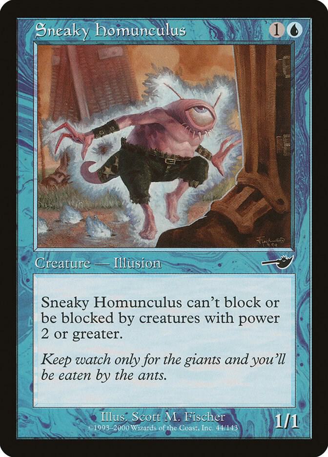 Sneaky Homunculus 44 (Nemesis)  - Foil | Good Games Modbury