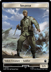 Soldier // Mark of the Rani Double-Sided Token [Doctor Who Tokens] | Good Games Modbury