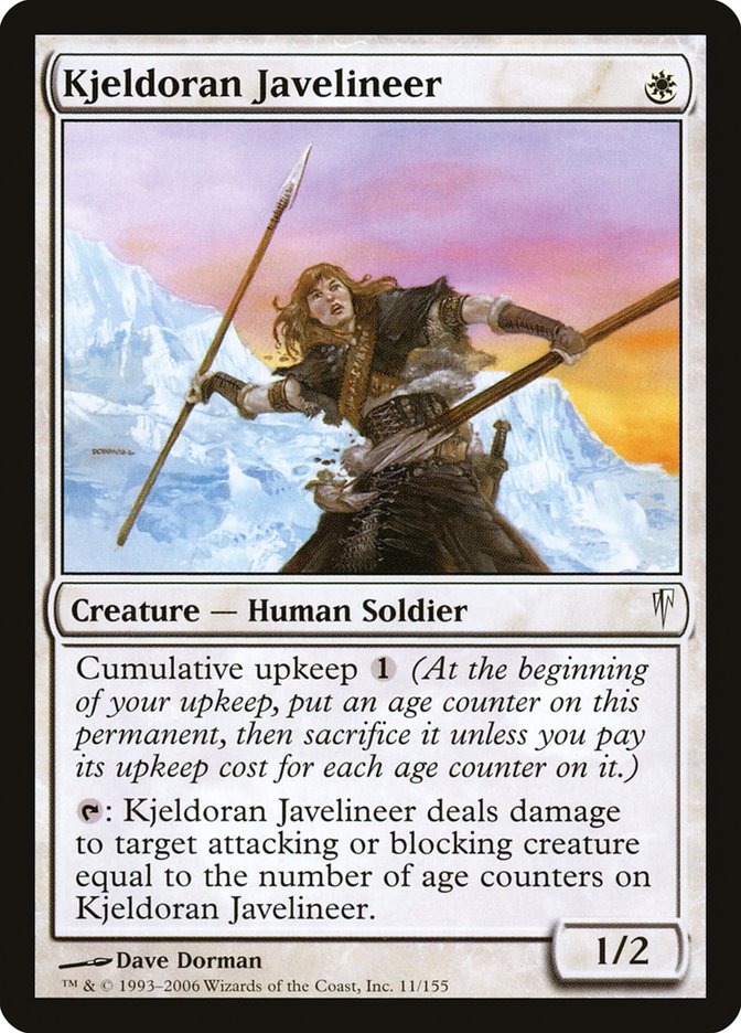 Kjeldoran Javelineer 11/155 (Coldsnap)  - Foil | Good Games Modbury