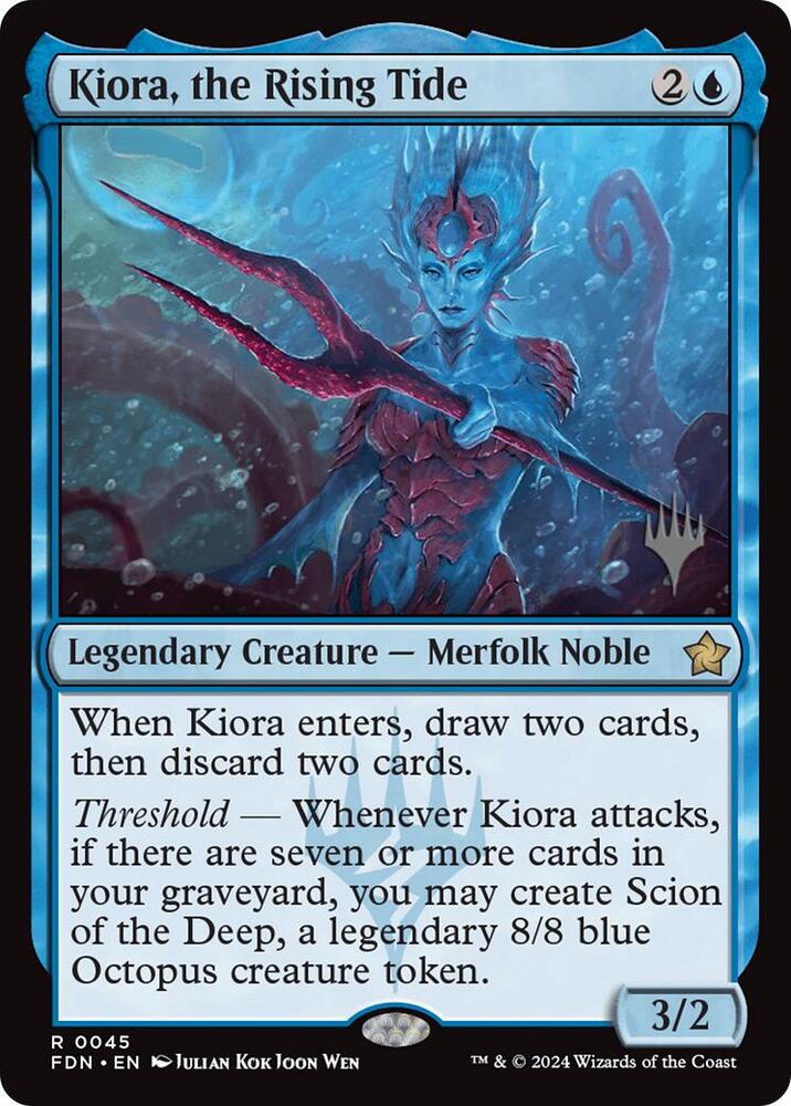 Kiora the Rising Tide 45p/101 (Promo Pack: Edge of Eternities)  | Good Games Modbury