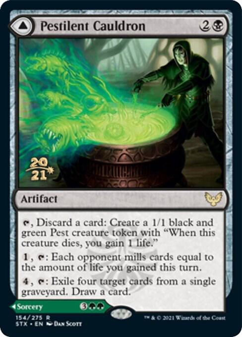 Pestilent Cauldron 154s/180 (Prerelease Cards)  - Foil | Good Games Modbury