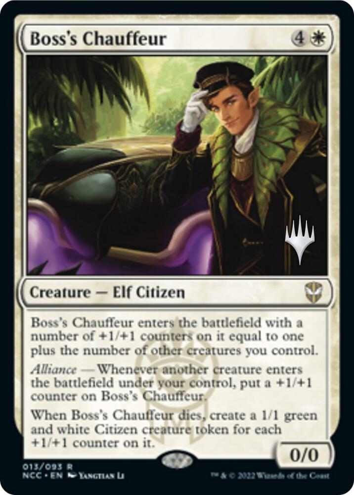 Bosss Chauffeur 13p/76 (Promo Pack: Streets of New Capenna)  - Foil | Good Games Modbury
