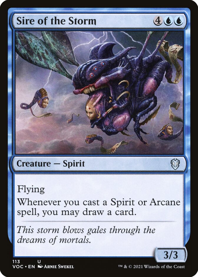 Sire of the Storm 113/38 (Commander: Innistrad: Crimson Vow)  | Good Games Modbury