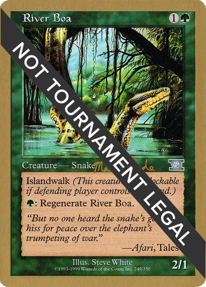 River Boa 1999 Matt Linde 6ED ml249/111 (World Championship Decks)  | Good Games Modbury