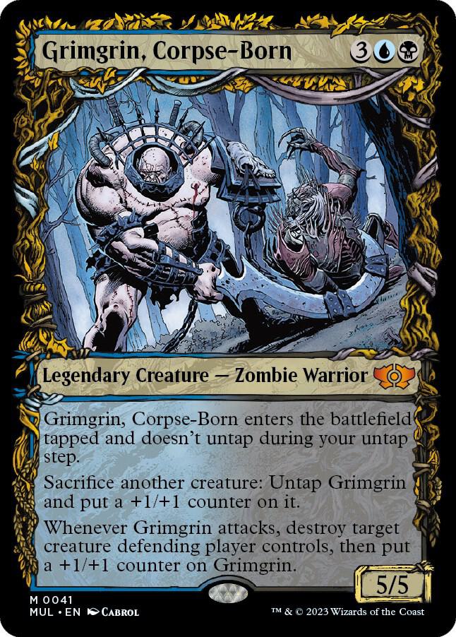 Grimgrin, Corpse-Born 41/65 (March of the Machine: Multiverse Legends)  - Showcase Foil | Good Games Modbury