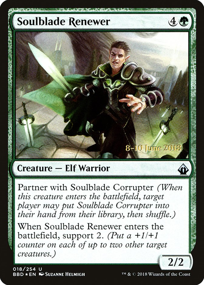 Soulblade Renewer [Battlebond Prerelease Promos] | Good Games Modbury