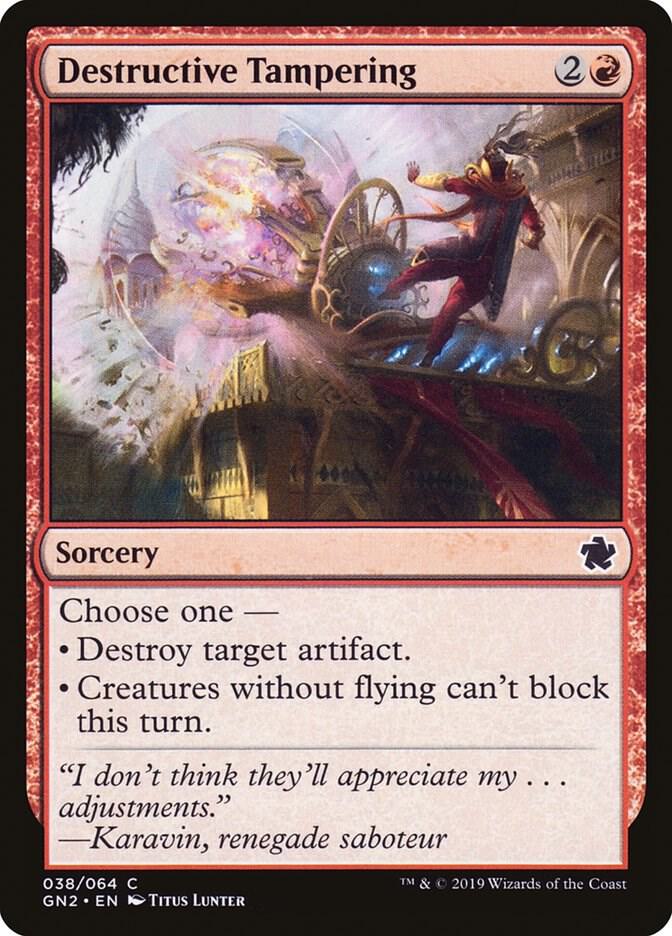 Destructive Tampering 38/64 (Magic Game Night 2019)  | Good Games Modbury