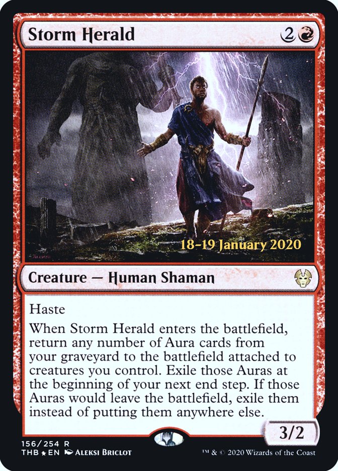 Storm Herald [Theros Beyond Death Prerelease Promos] | Good Games Modbury
