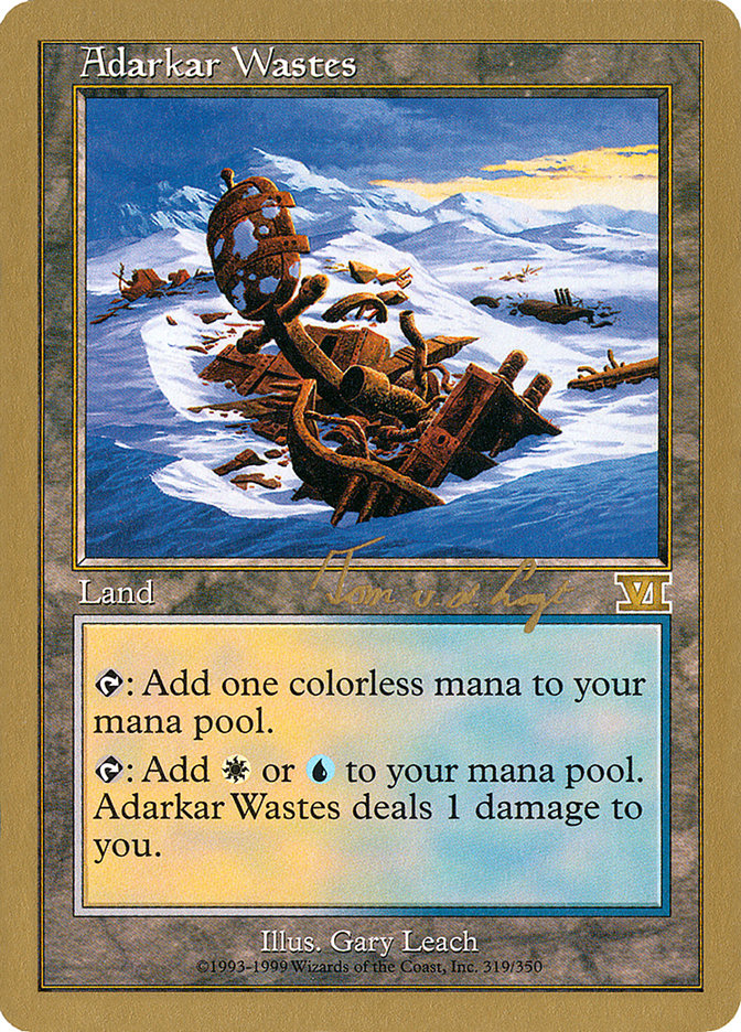 Adarkar Wastes (Tom van de Logt) [World Championship Decks 2000] | Good Games Modbury