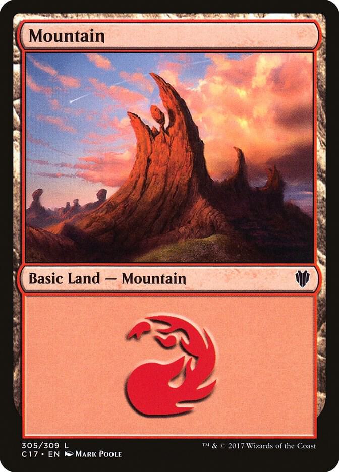 Mountain 305/309 (Commander 2017)  | Good Games Modbury