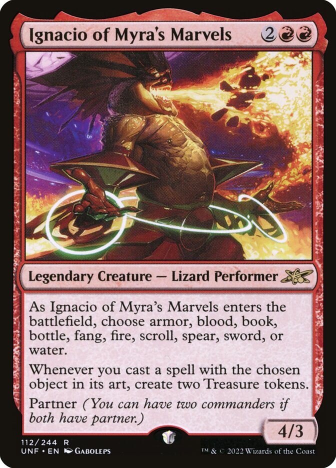 Ignacio of Myra's Marvels 112/244 (Unfinity)  - Foil | Good Games Modbury