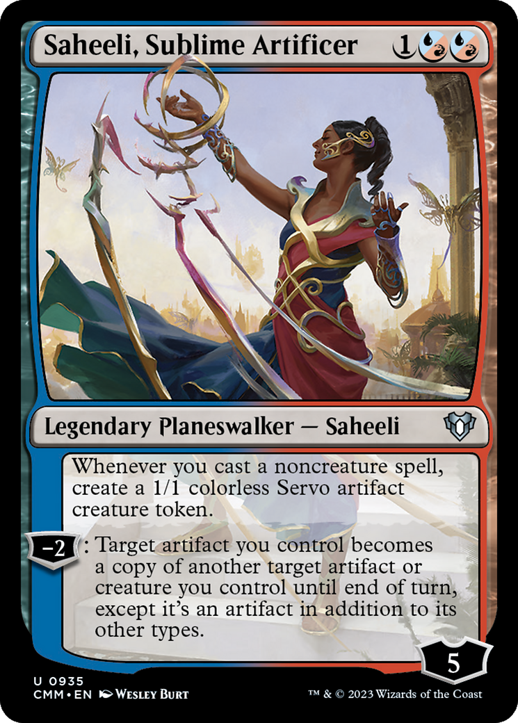 Saheeli, Sublime Artificer [Commander Masters] | Good Games Modbury