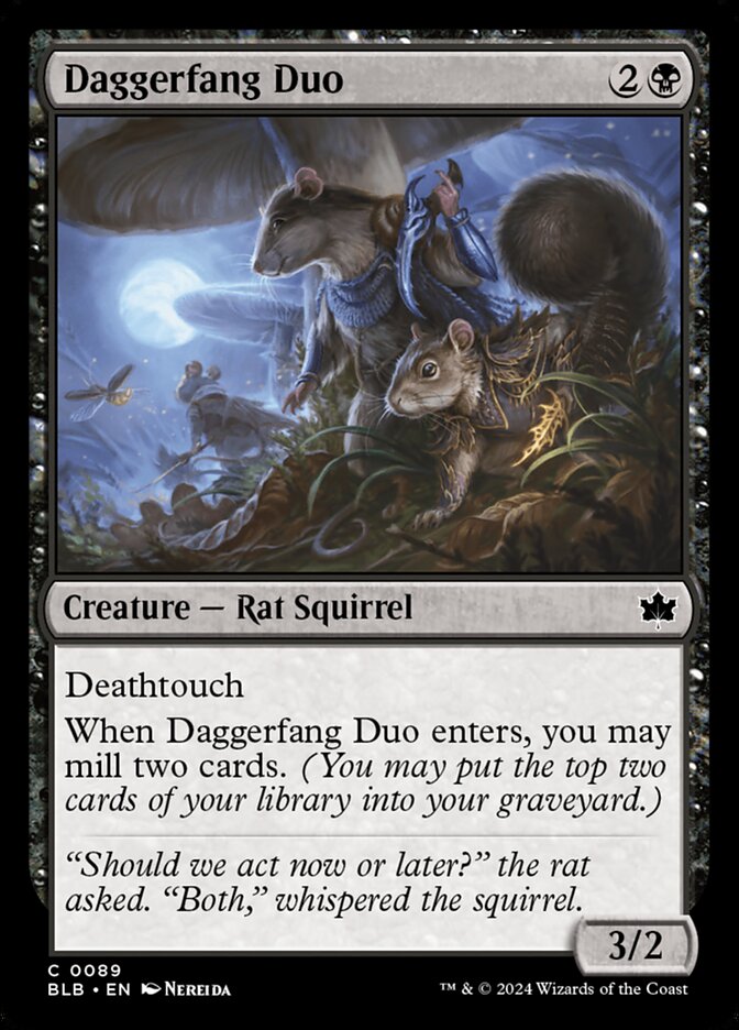 Daggerfang Duo 89/281 (Bloomburrow)  - Foil | Good Games Modbury