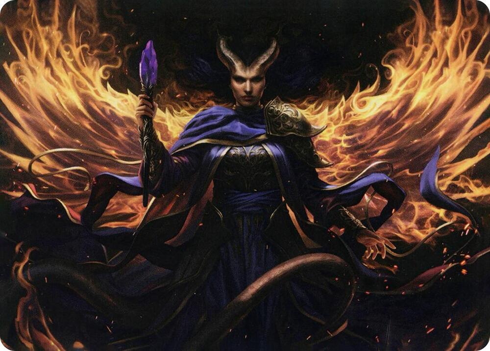 Farideh Devils Chosen Art Card 32 (Art Series: Adventures in the Forgotten Realms)  | Good Games Modbury