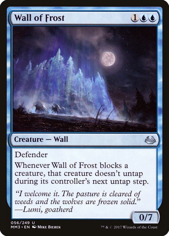 Wall of Frost 56/249 (Modern Masters 2017)  - Foil | Good Games Modbury