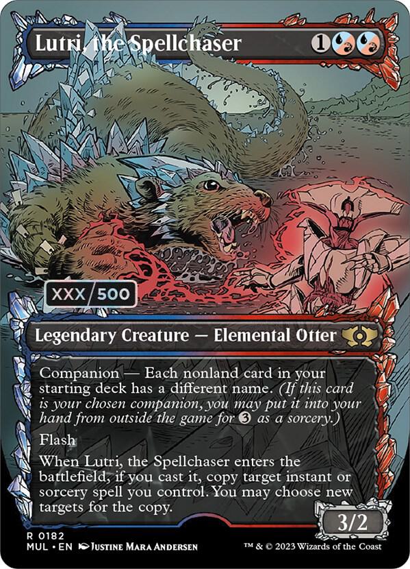 Lutri, the Spellchaser Serialized 182z/65 (March of the Machine: Multiverse Legends)  - Double Rainbow Foil | Good Games Modbury