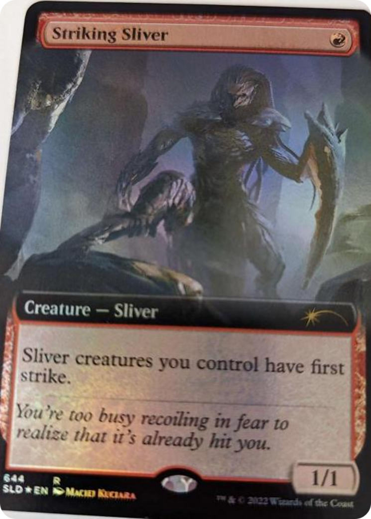 Striking Sliver (Extended Art) [Secret Lair Drop Series] | Good Games Modbury