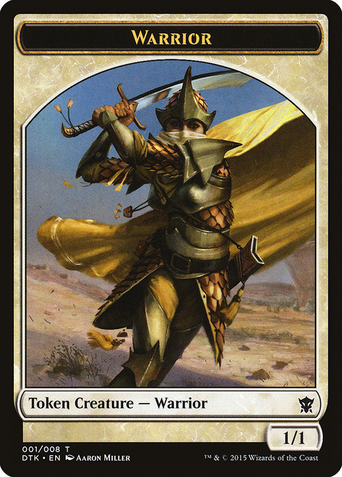 Warrior Token [Dragons of Tarkir Tokens] | Good Games Modbury