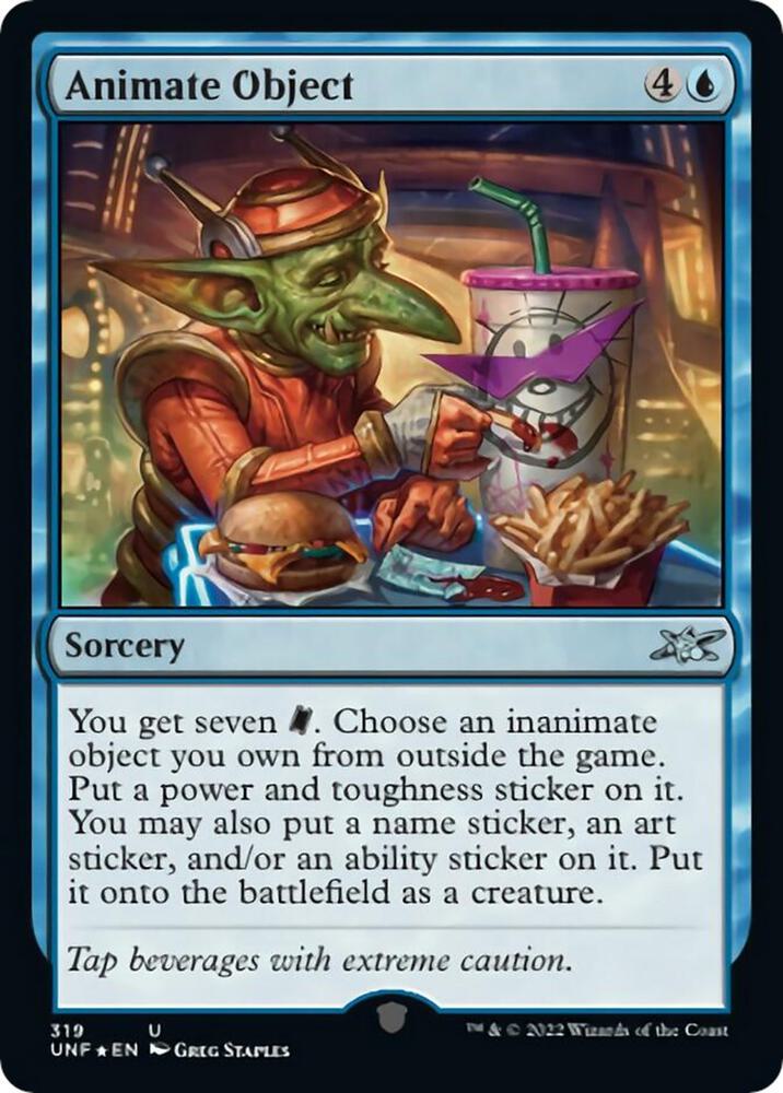 Animate Object Galaxy Foil 319/244 (Unfinity)  - Foil | Good Games Modbury