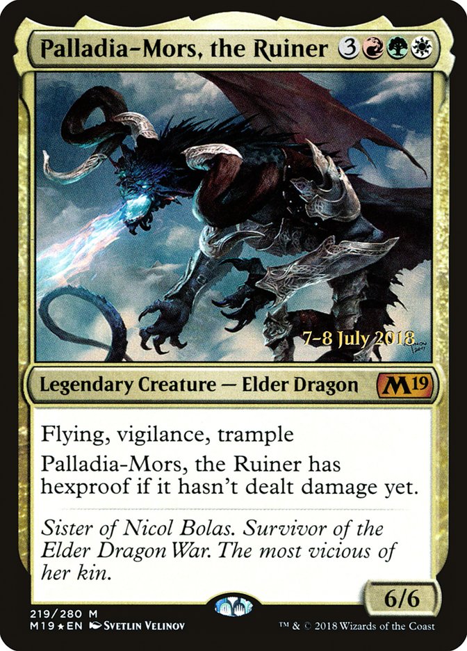 Palladia-Mors, the Ruiner [Core Set 2019 Prerelease Promos] | Good Games Modbury