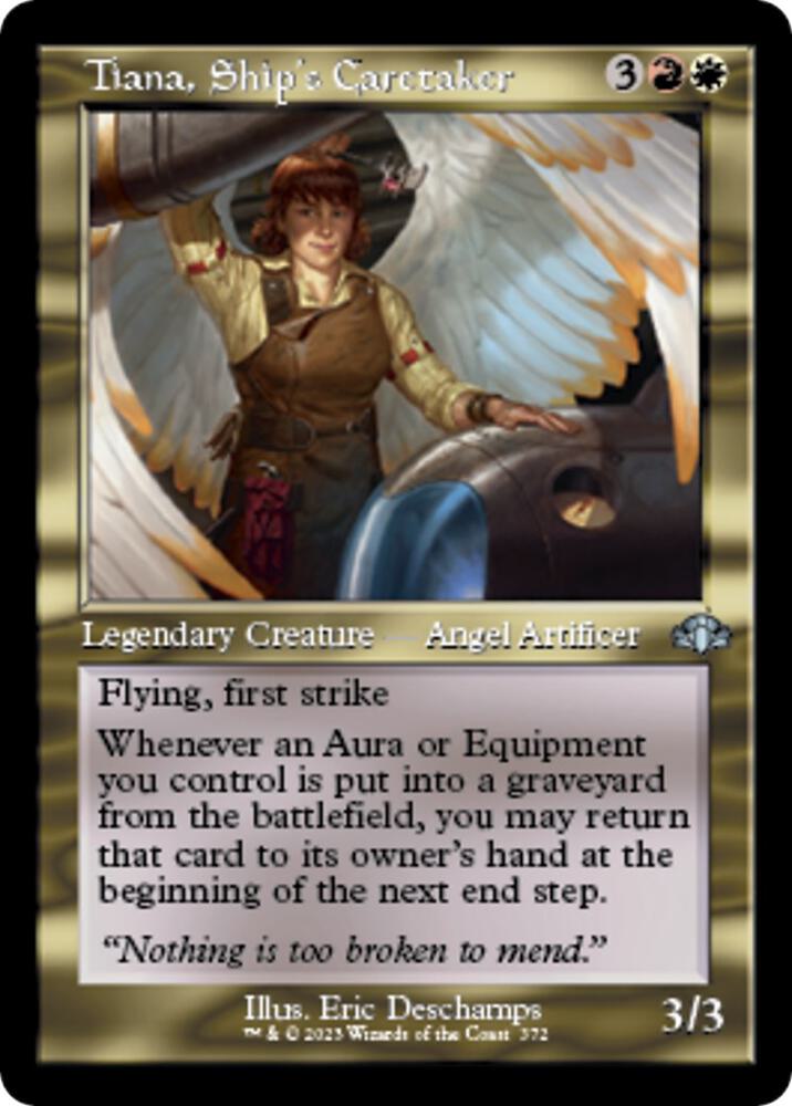 Tiana Ships Caretaker Retro Frame 372/261 (Dominaria Remastered)  | Good Games Modbury