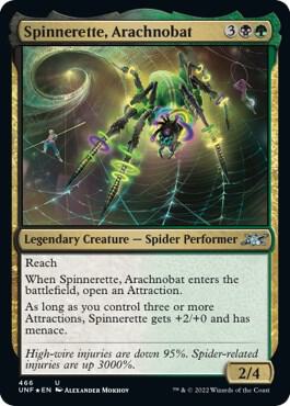 Spinnerette Arachnobat Galaxy Foil 466/244 (Unfinity)  - Foil | Good Games Modbury