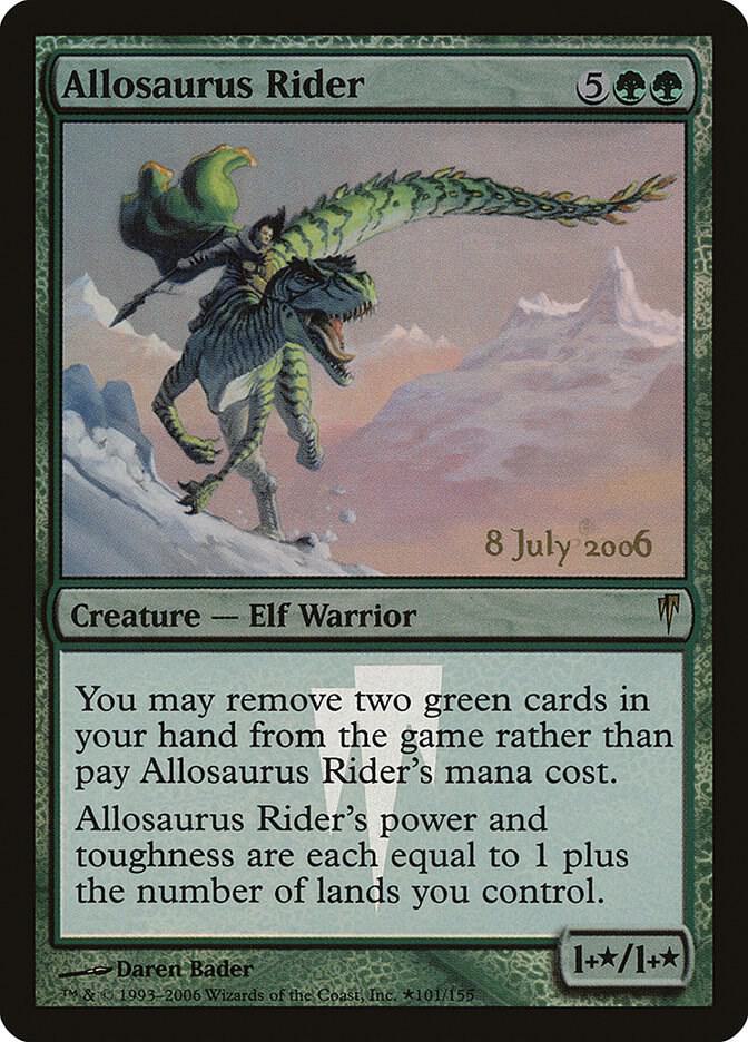 Allosaurus Rider 101★/1 (Prerelease Cards)  - PreRelease Foil | Good Games Modbury