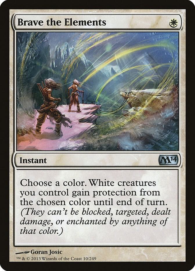 Brave the Elements 10/249 (Magic 2014 (M14))  | Good Games Modbury