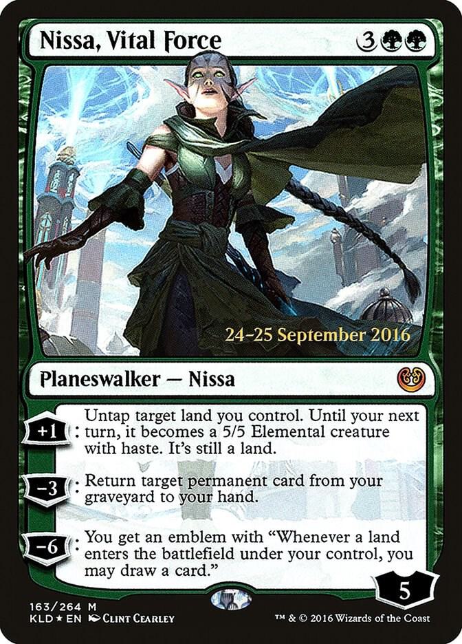 Nissa Vital Force 163s/83 (Prerelease Cards)  - Foil | Good Games Modbury