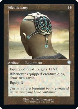 Skullclamp Retro Frame 159/40 (Commander: The Brothers' War)  | Good Games Modbury