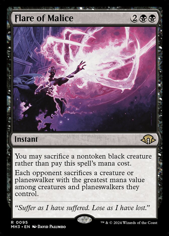 Flare of Malice 95 (Modern Horizons 3)  | Good Games Modbury