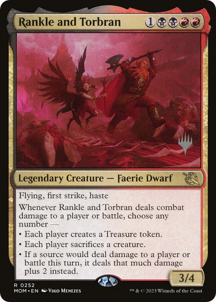 Rankle and Torbran 252p/162 (Promo Pack: March of the Machine)  | Good Games Modbury