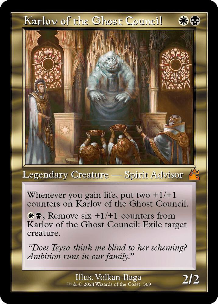 Karlov of the Ghost Council 369/291 (Ravnica Remastered)  - Retro | Good Games Modbury