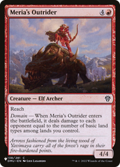 Meria's Outrider [The List Reprints] | Good Games Modbury