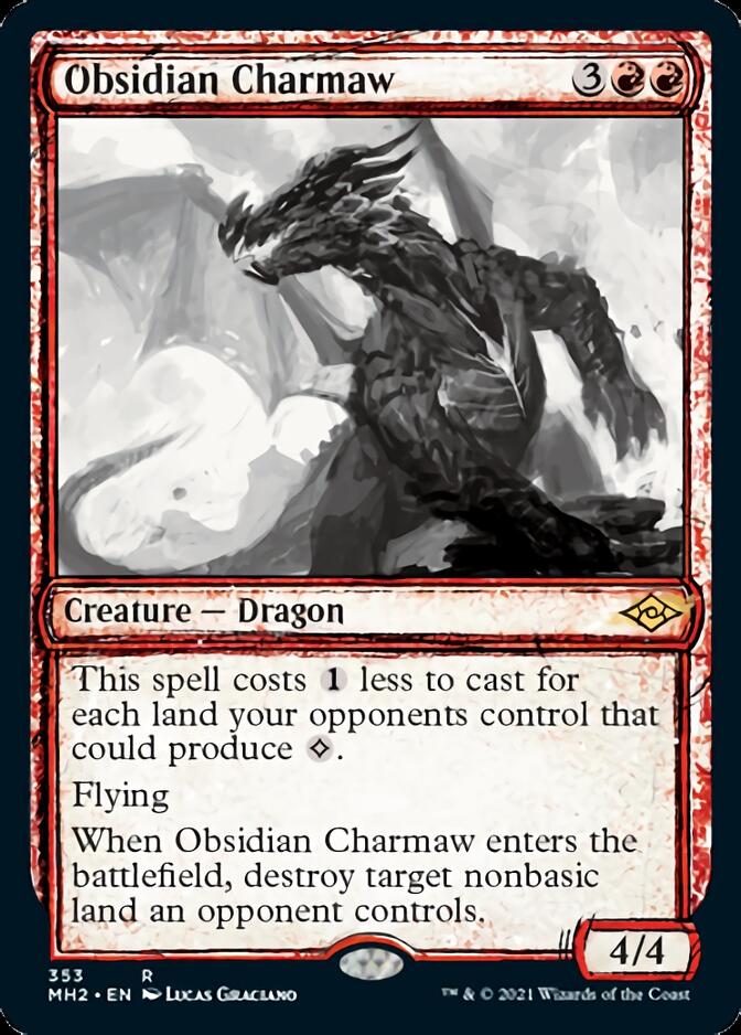 Obsidian Charmaw (Sketch) [Modern Horizons 2] | Good Games Modbury