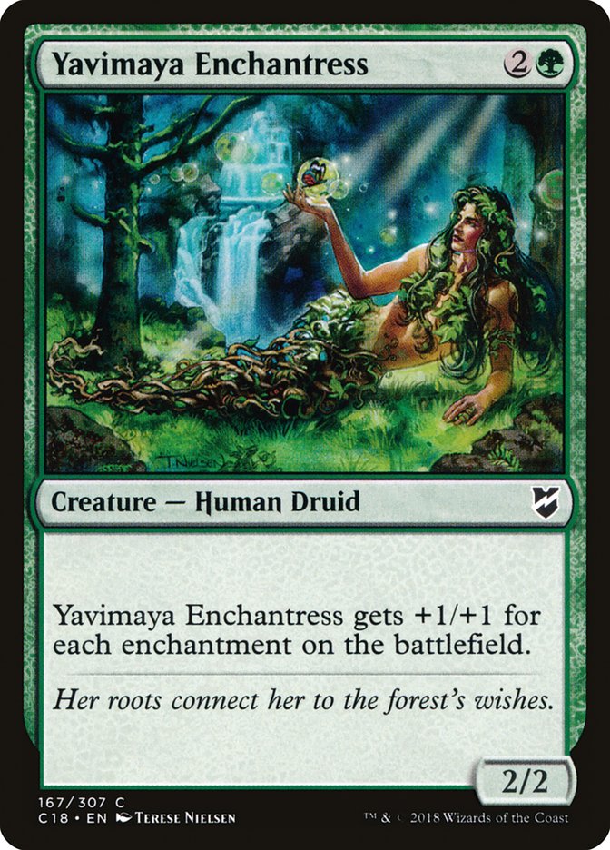 Yavimaya Enchantress 167/307 (Commander 2018)  | Good Games Modbury