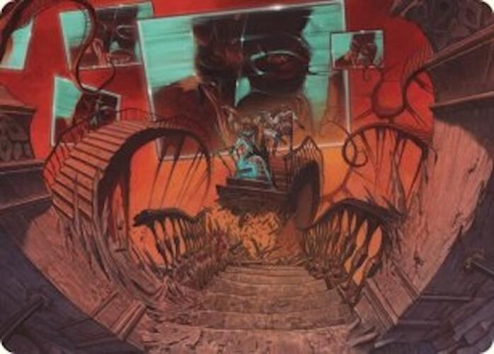 Lets Play a Game Art Card 8 (Art Series: Duskmourn: House of Horror)  | Good Games Modbury