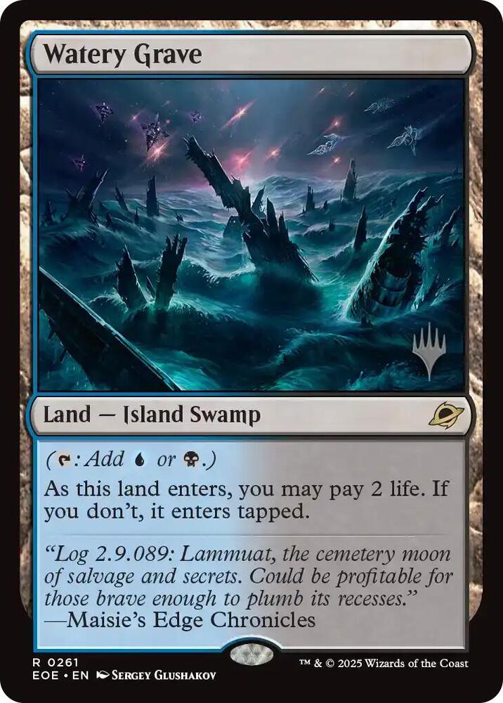 Watery Grave 261 (Promo Pack: Edge of Eternities)  - Foil | Good Games Modbury