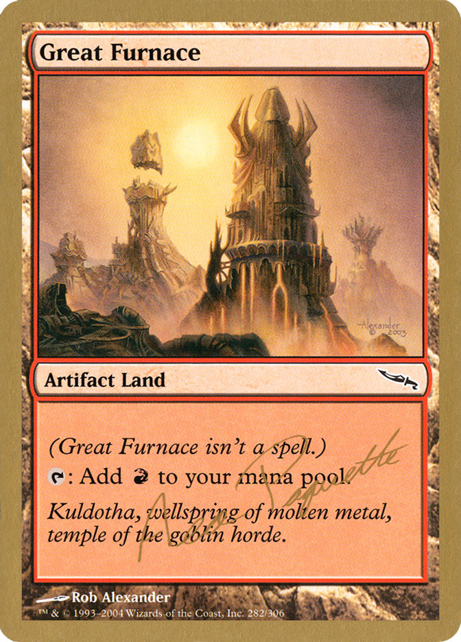 Great Furnace (Aeo Paquette) [World Championship Decks 2004] | Good Games Modbury