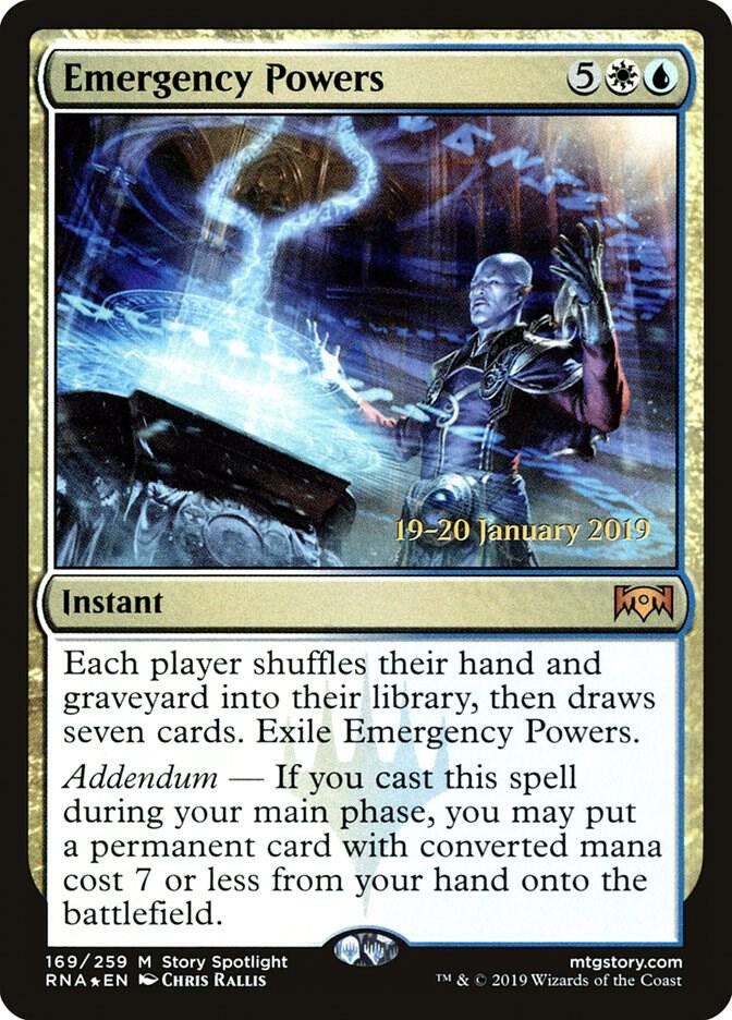Emergency Powers 169 (Prerelease Cards)  - Foil | Good Games Modbury