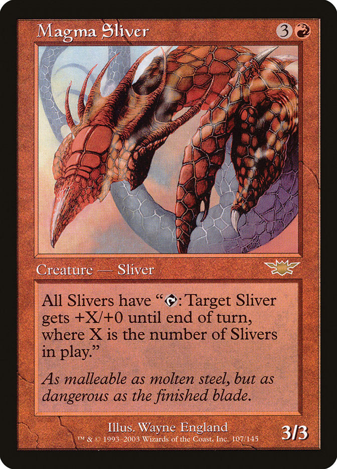 Magma Sliver 107/145 (Legions)  - Foil | Good Games Modbury