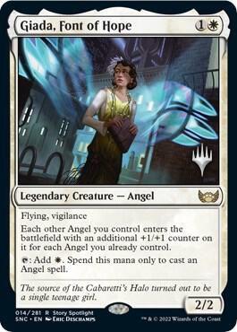 Giada Font of Hope 14p/161 (Promo Pack: Streets of New Capenna)  - Foil | Good Games Modbury