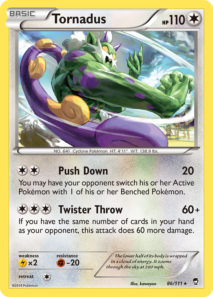 Tornadus (86/111) [XY: Furious Fists] | Good Games Modbury