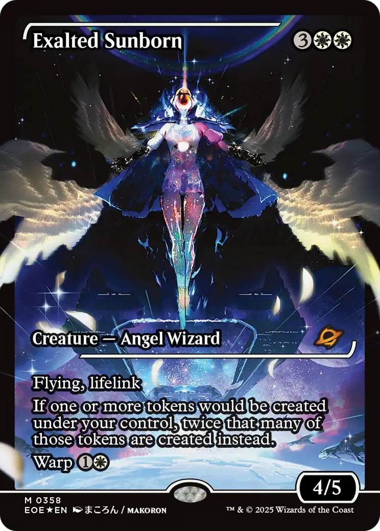 Exalted Sunborn (Showcase) [Edge of Eternities] | Good Games Modbury